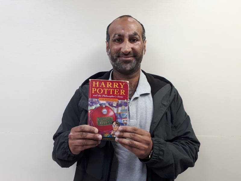 Vendor Naveed Younas, from Nottingham, said he received the book as a gift when he was small