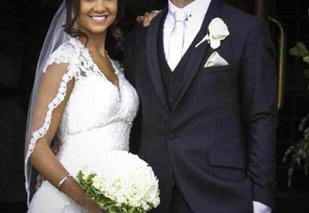 Shane and Kayleah Long on their Wedding day
