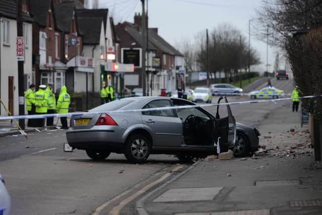 Another view of the scene at Walsall Wood today
