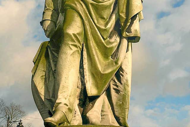 A statue of the first Earl of Dudley in the town centre