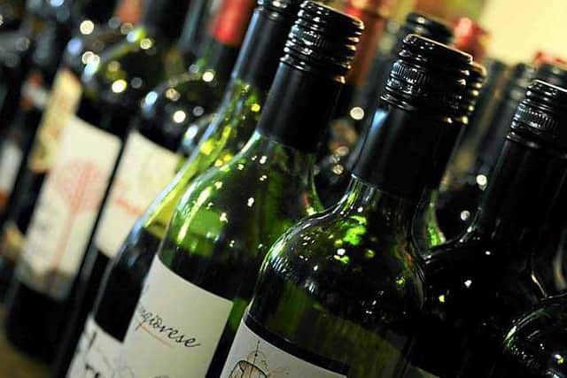A wide choice of wines