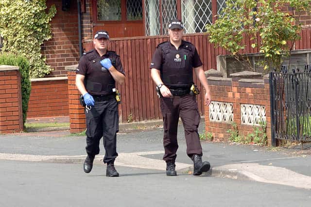 Police Officers in Coneygree Road.