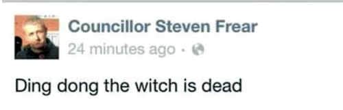 The Facebook message that caused a stir