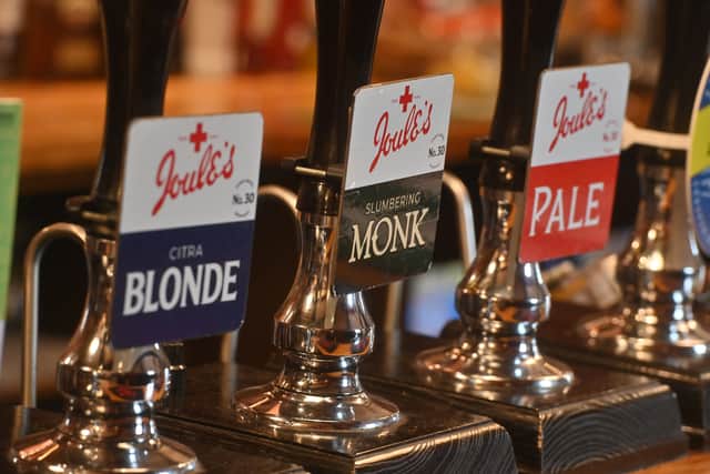 The Joule's staples are always available on hand pulls