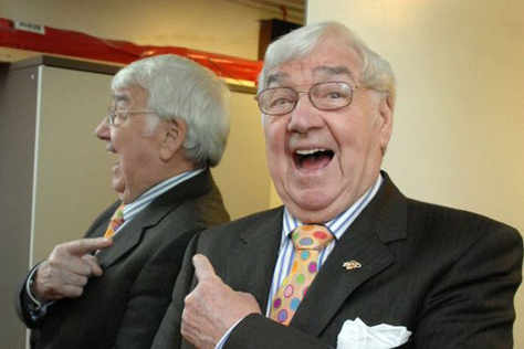 Frank Carson still going strong at 84