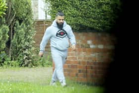 Ramal Briem, 33, near his home in Wolverhampton.