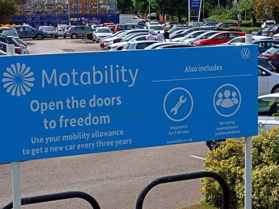 Around 890,000 Britons use the Motability scheme