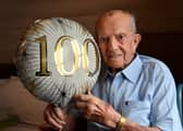 Harry Matthews celebrated his 100th birthday at Littleton Lodge Care Home in Hednesford