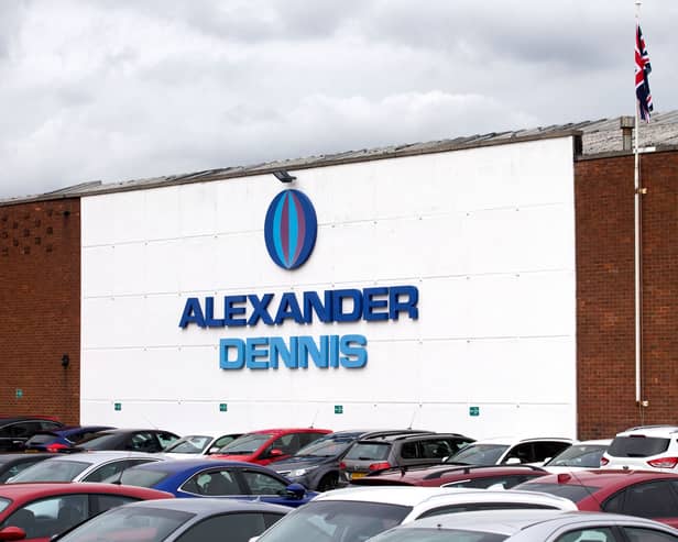 View of Alexander Dennis factory