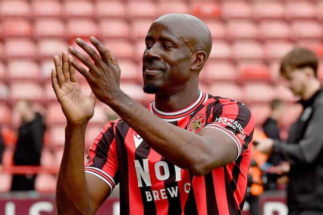 38-year-old Adomah is closing in on 800 club career appearances.
