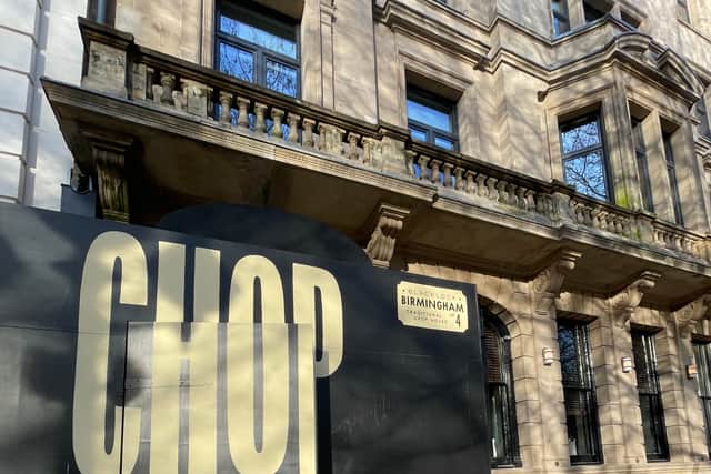 Blacklock restaurant in Birmingham ahead of grand opening