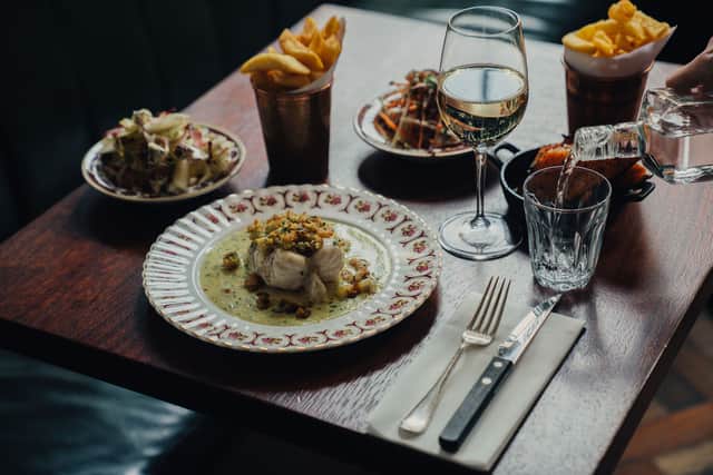 Monkfish at Blacklock chophouse restaurant in Birmingham
