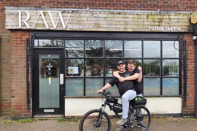 Reece Watson from Raw Barbershop with Joe in Coseley