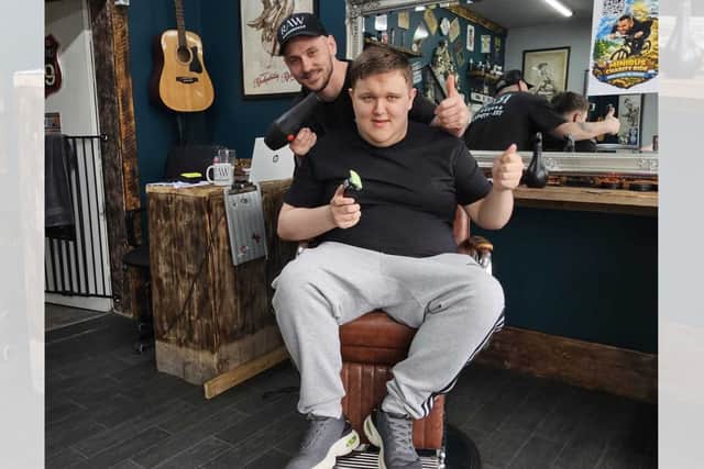 Reece Watson and Joe from Raw Barbershop