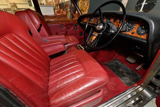 The Bentley still has the classic interior