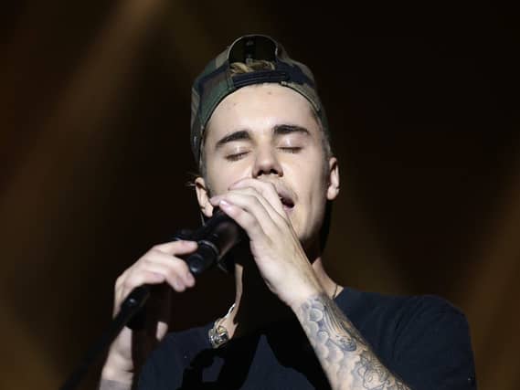 Justin Bieber close-up
