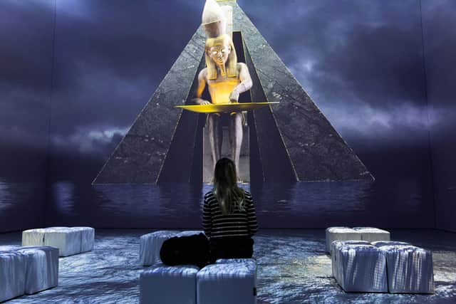 Visitors can take part in an interactive digital metaverse walk-through of the Valley of the Kings
