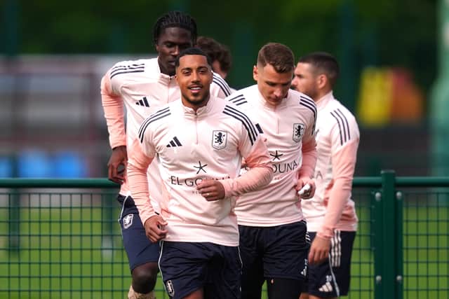 Youri Tielemans in training at Bodymoor Heath.