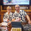 Geoff and Val King host their 30th year pub quiz celebration at the Longshoot Pub, Nuneaton.