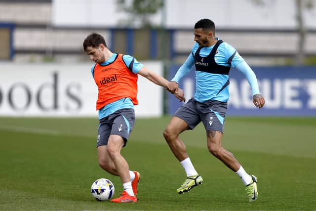 Karlan Grant is back in full training.  (Photo by Adam Fradgley/West Bromwich Albion FC via Getty Images)