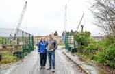 Water Orton residents Edward and Linda Franklin say "no estate agent will touch" their home due to how close they live to the HS2 construction site.