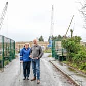 Water Orton residents Edward and Linda Franklin say "no estate agent will touch" their home due to how close they live to the HS2 construction site.