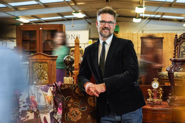 Auctioneer and antiques expert Charles Hanson, who can be seen on screens in his new show Secrets of the Auction House, is visiting Torridge this January for drop-in valuations. Credit: Curve Media