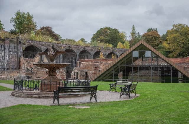 The Old Furnace at Coalbrookdale, before current conservation repairs were undertaken.