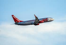 A randy couple has been banned from Jet2 for life after trying to join the mile high club before take-off.