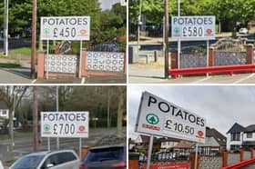 Potato prices at the Lanesfield Post Office have grown