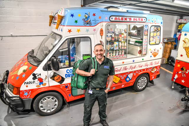 The dad-of-four, who used to sell ices and 99s as a kid, says he "wanted to get back to the ice cream vans.”