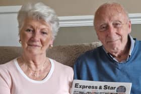 Hilary and Ron Warrilow who were brought together partly by the Express & Star