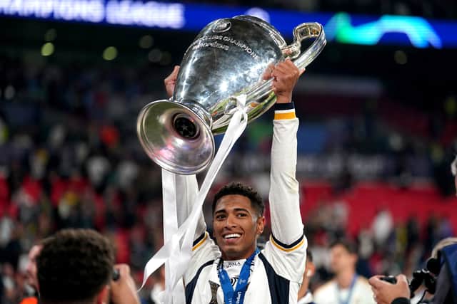 Bellingham lifted the Champions League trophy in his first season at Real Madrid