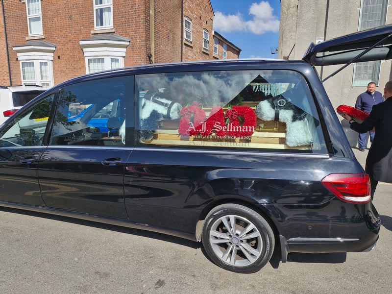 There were plenty of floral tributes to Hubert Clee