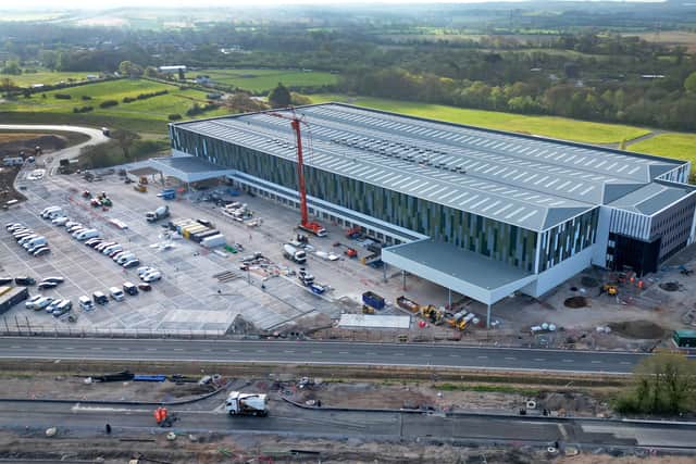 The new interchange has grown exponentially since work began in 2023