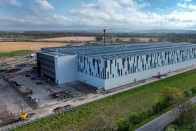 Aerial pics show the work done on the new huge £1 billion West Midlands Interchange building off Vicarage Road, near Penkridge.