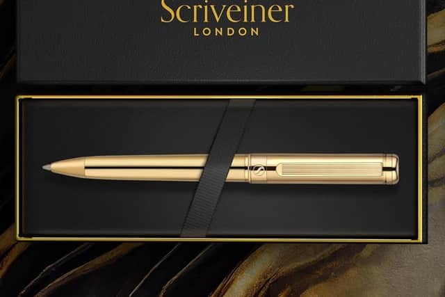 The box is a thing of beauty in itself, and it comes with a cloth to polish your pen with, and a spare refill