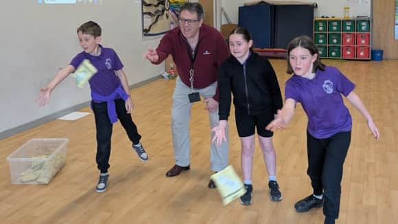 Children from Dove CE Academy