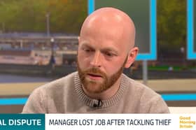 Morrisons manager Sean Egan who was sacked for tackling a shoplifter, has been branded a ‘hero’