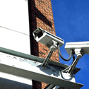 CCTV cameras stock image