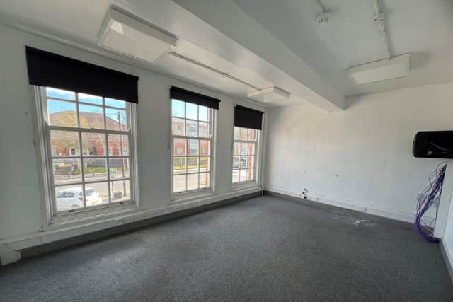 One of the upper floors inside 165 New Road, Rubery, Birmingham