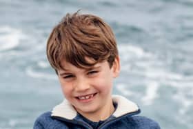 Prince Louis on a boat in Cornwall