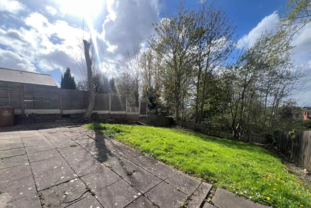 The property has plenty of space at the back for people looking to redevelop