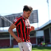 Walsall suffered defeat in their final home game of the season against Harrogate.