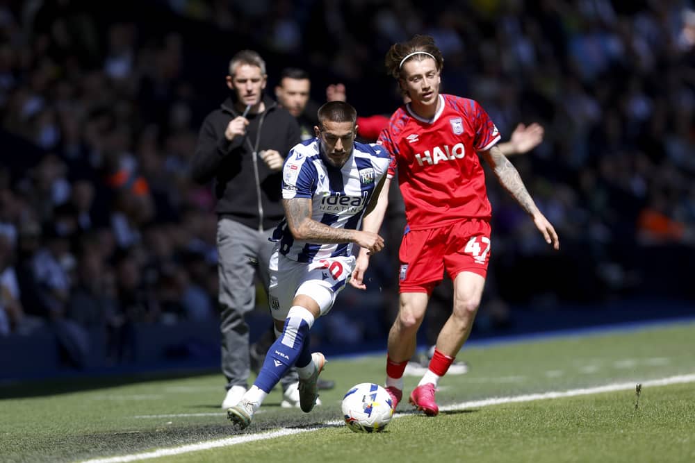 Danny Imray in his loan spell with Albion 