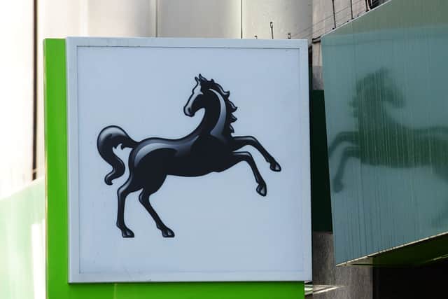 A sign for Lloyds Bank
