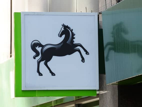 A sign for Lloyds Bank