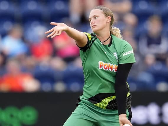 Tilly Corteen-Coleman bowls for Southern Brave