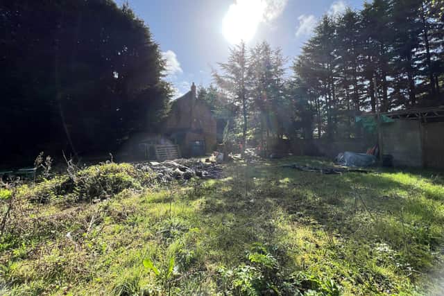 Set in the countryside, there are plenty of grassy areas around the cottage