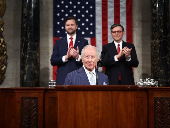 The King delivered two speeches while in Washington DC during his state visit to the US